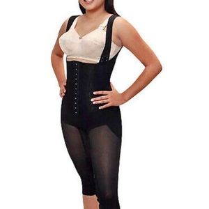 NWT Black full body Faja Bodyshaper bodysuit size 36
